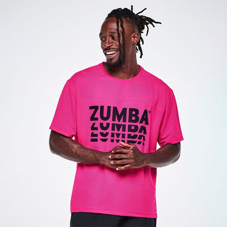 ZUMBA ズンバ 正規品 ウェアレディース トップス 半袖 丸首 ロゴ