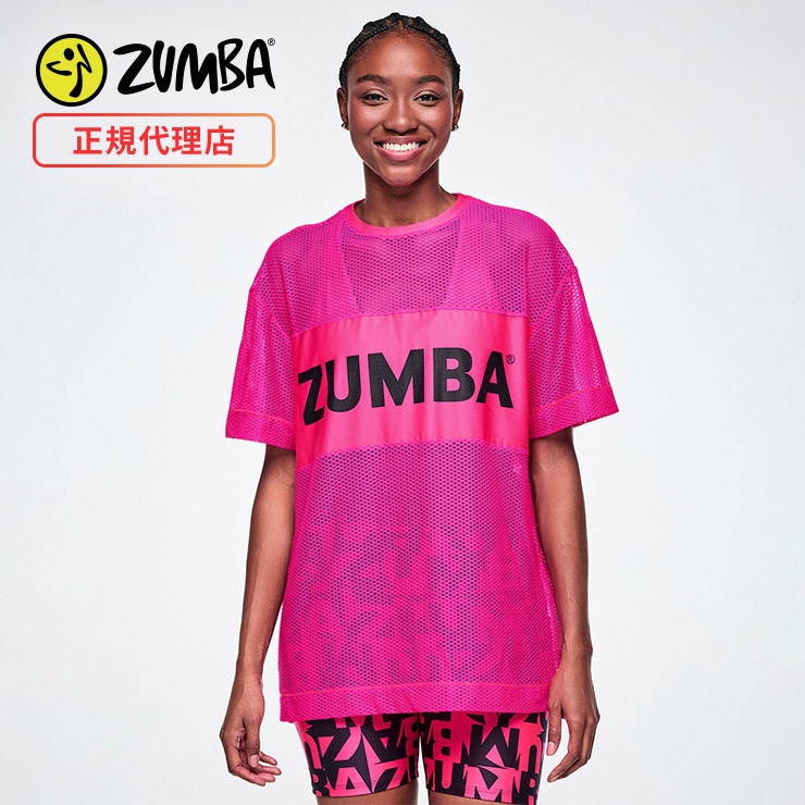 ZUMBA ズンバ 正規品 ウェアレディース トップス 半袖 丸首 ロゴ