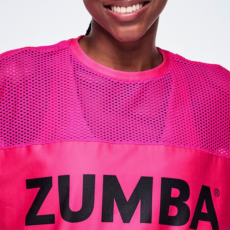 ZUMBA ズンバ 正規品 ウェアレディース トップス 半袖 丸首 ロゴ
