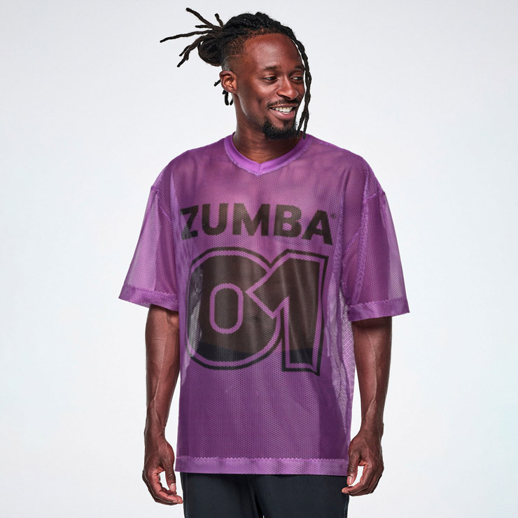 ZUMBAトップス（正規品） ZUMBA ズンバ 正規品 ウェアレディース トップス 半袖 Vネック ロゴ