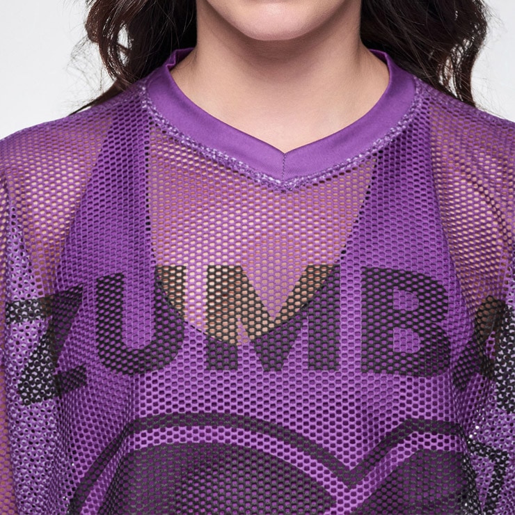 ZUMBA ズンバ 正規品 ウェアレディース トップス 半袖 Vネック ロゴ
