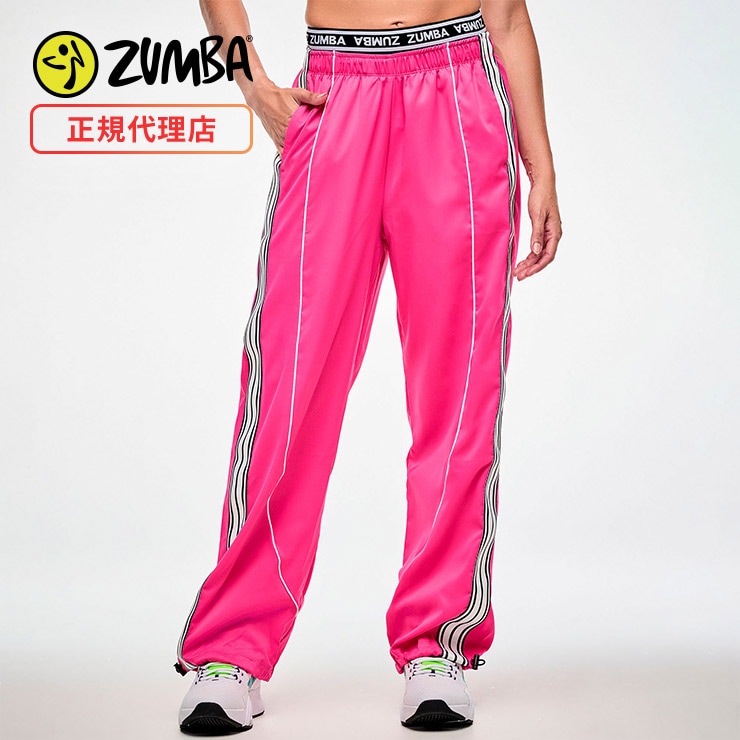 ZUMBA ズンバ 正規品 ウェア レディース ワイドパンツ サイドライン