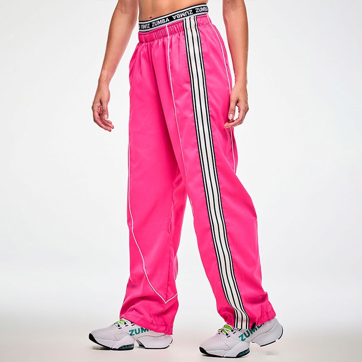 ZUMBA ズンバ 正規品 ウェア レディース ワイドパンツ サイドライン