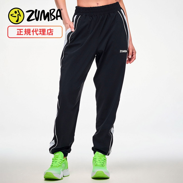 ZUMBA ウェア 正規品 Lサイズ ZUMBA ズンバ 正規品 ウェア レディース ジョガーパンツ ライン ロング