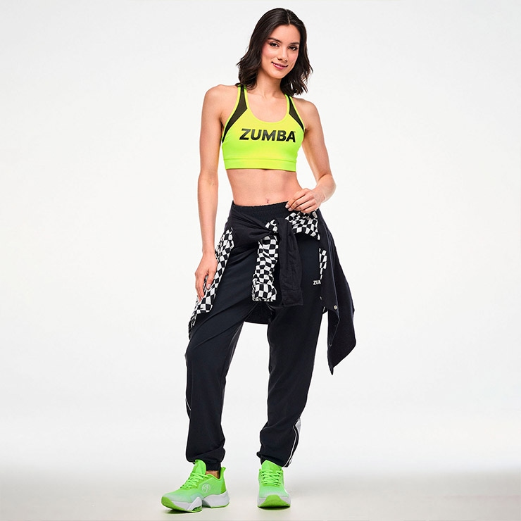 ZUMBA ズンバ 正規品 ウェア レディース ジョガーパンツ ライン ロング