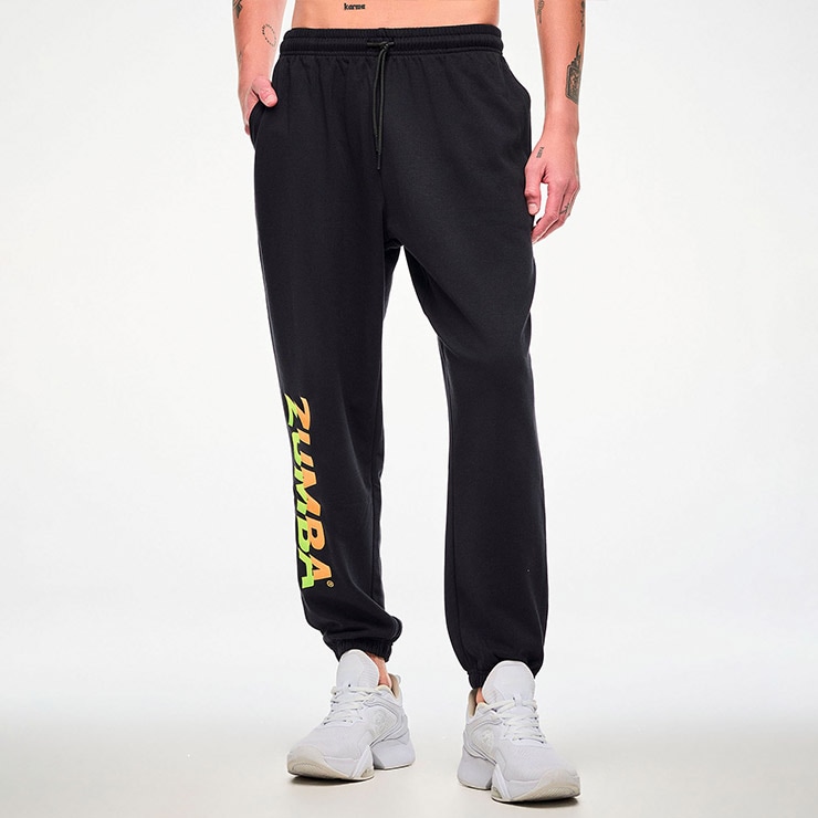 ZUMBA ズンバ 正規品 ウェア レディース スウェットパンツ ロング丈 裾