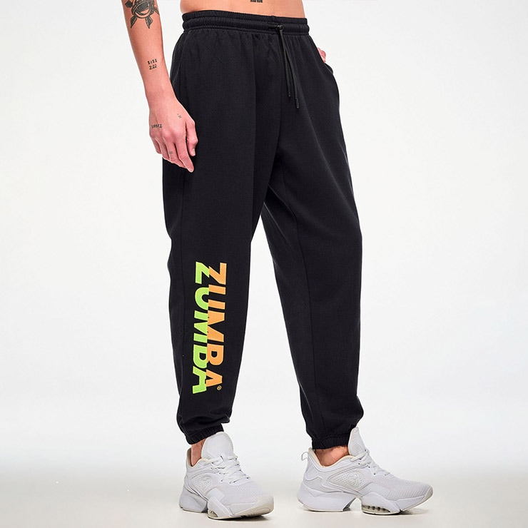 ZUMBA正規品　スウェットパンツSサイズ ZUMBA ズンバ 正規品 ウェア レディース スウェットパンツ ロング丈 裾
