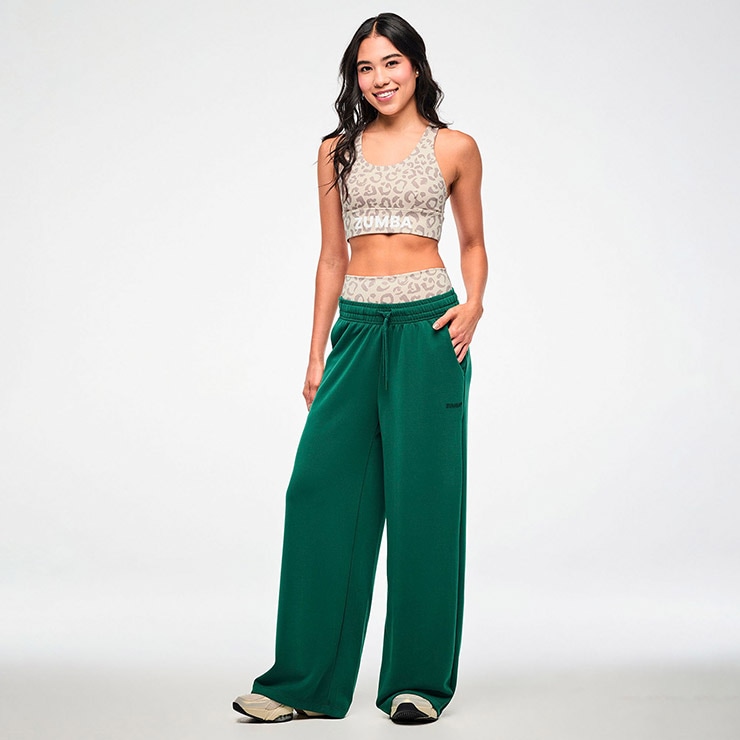 ZUMBA ズンバ 正規品 ウェア レディース パンツ ロングパンツ ワイド