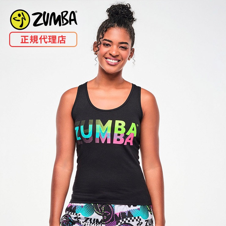 ZUMBA ズンバ 正規品 ウェア レディース タンクトップ ノースリーブ