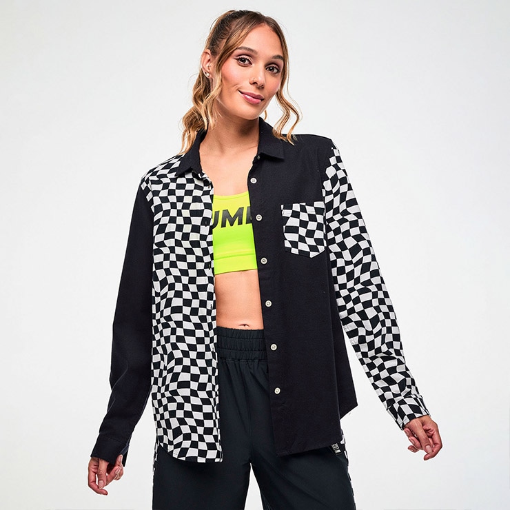 ZUMBA ズンバ 正規品 ウェア レディース シャツ 長袖 トップス ロゴ