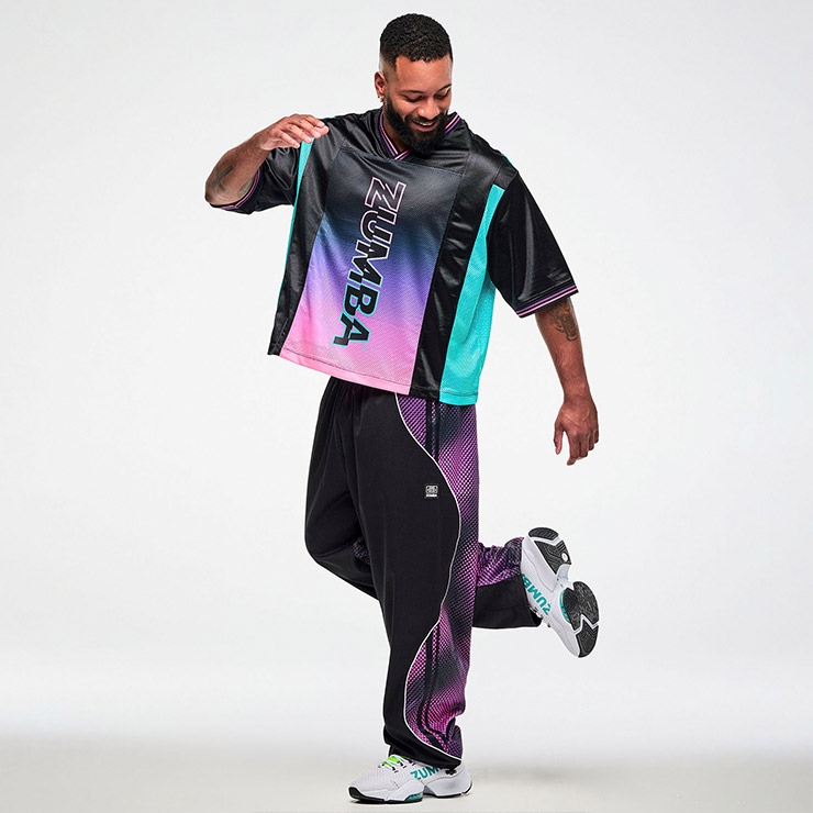 ZUMBA ズンバ 正規品 ウェア レディース Tシャツ 半袖 ロゴ メッシュ