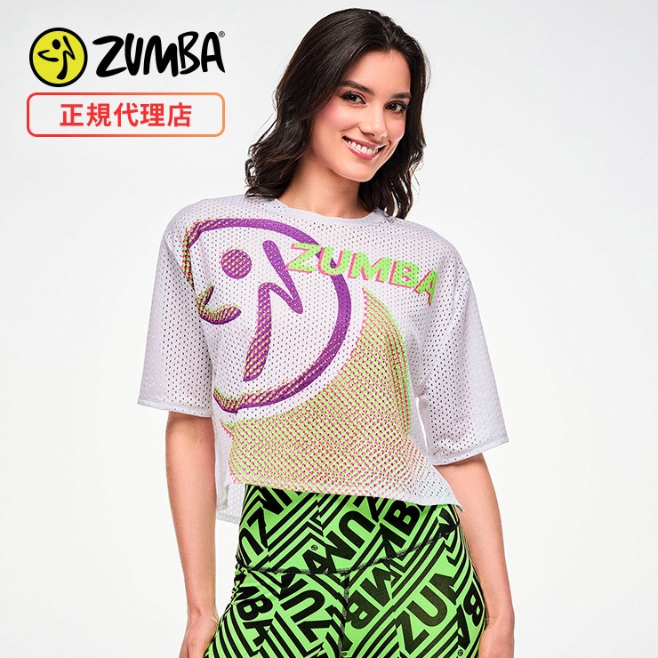 ZUMBA ズンバ 正規品 ウェア レディース トップス Tシャツ メッシュ