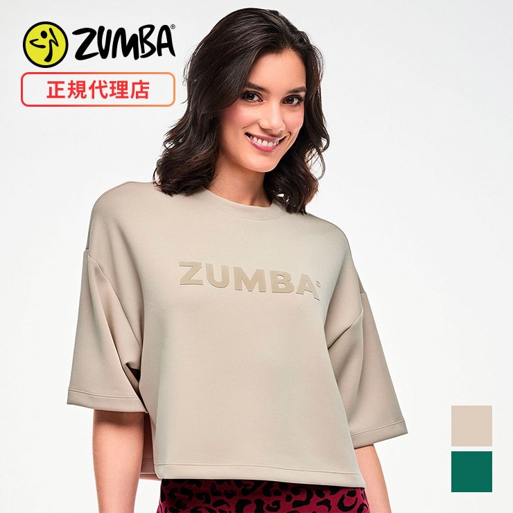 ZUMBA ズンバ　正規品　トップス　L ZUMBA ズンバ 正規品 ウェア レディース トップス クロップ丈 ボックス
