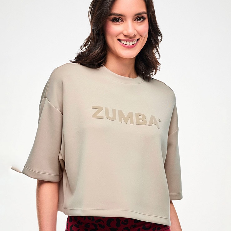 ZUMBA 正規品　トップス　S ZUMBA ズンバ 正規品 ウェア レディース トップス クロップ丈 ボックス
