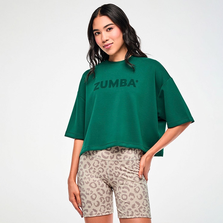 ZUMBA ズンバ 正規品 ウェア レディース トップス クロップ丈 ボックス