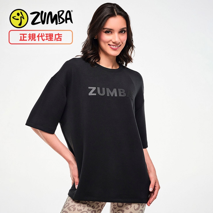３Ｌ★YOSAウェア★丸首半袖上 ZUMBA ズンバ 正規品 ウェア レディース Tシャツ 半袖 丸首 丸首 ロゴ