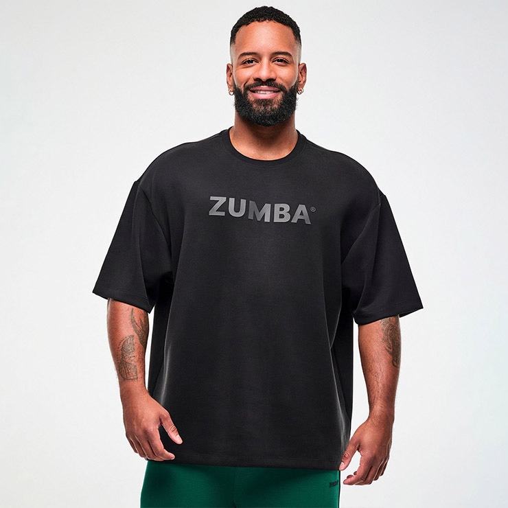 ZUMBA ズンバ 正規品 ウェア レディース Tシャツ 半袖 丸首 丸首 ロゴ