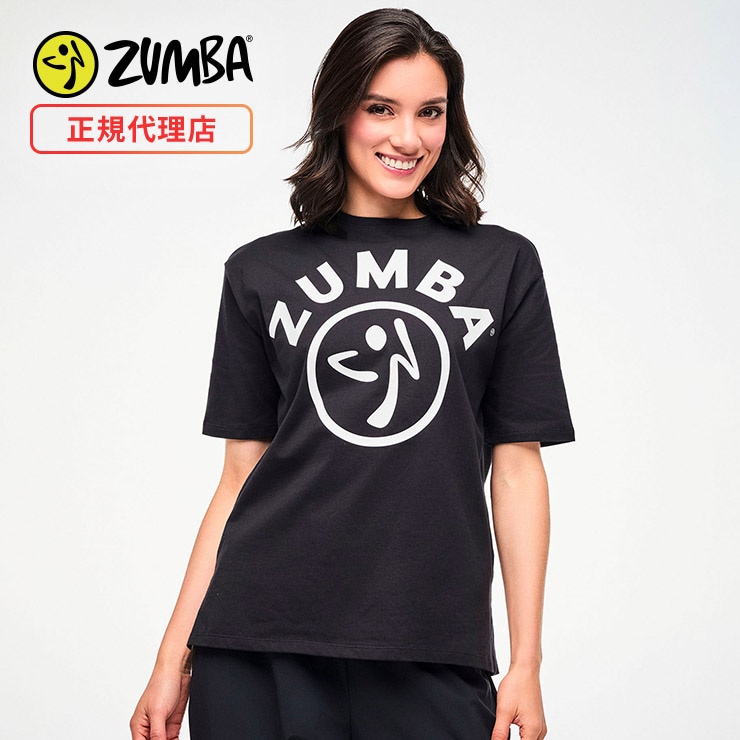 ZUMBA ズンバ 正規品 ウェア レディース トップス 半袖 丸首 ロゴ
