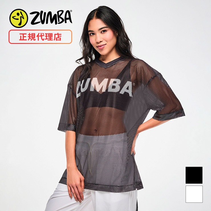 ZUMBA ズンバ 正規品 ウェア レディース トップス Vネック ロゴ