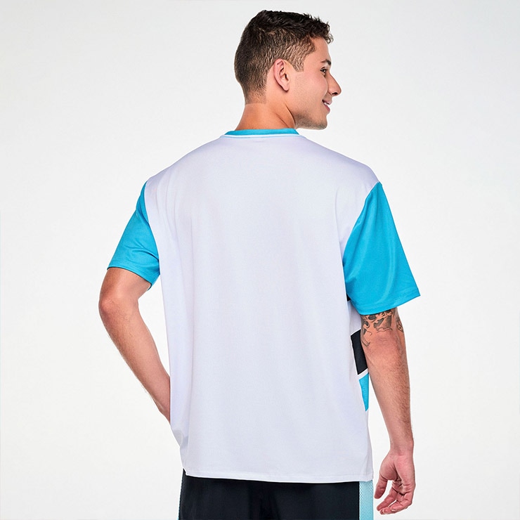 ZUMBA ズンバ 正規品 ウェア メンズ Tシャツ 半袖 トップス メッシュ