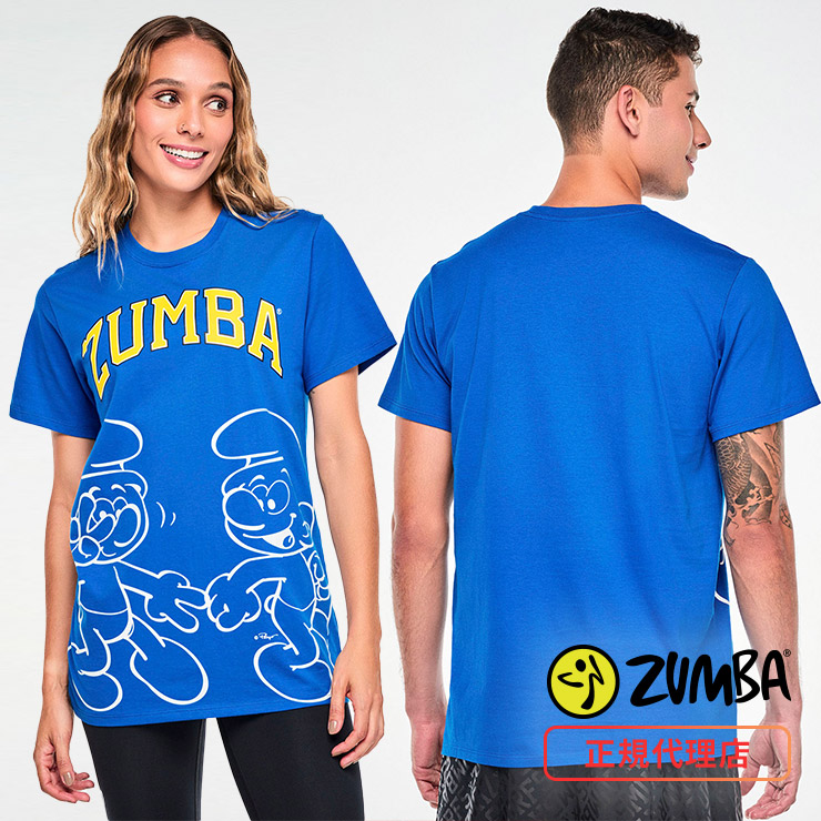 ZUMBA ズンバ 正規品 ウェア ユニセックス Tシャツ 半袖 トップス 丸首