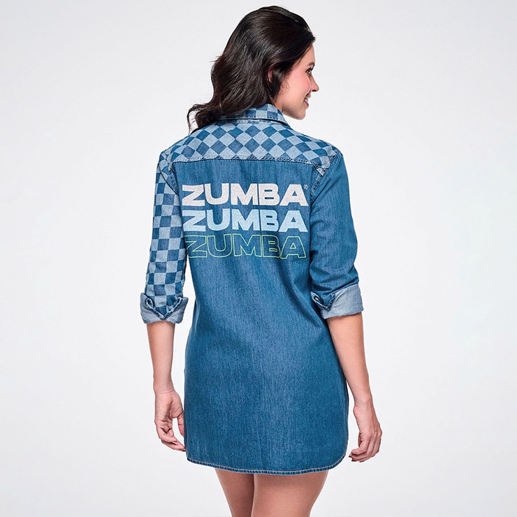 ZUMBA ズンバ 正規品 ウェア レディース トップス シャツ 長袖 格子柄