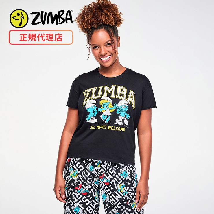ZUMBA ズンバ 正規品 ウェア レディース Tシャツ 半袖 トップス 丸首