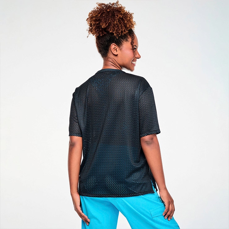ZUMBA ズンバ 正規品 ウェア レディース Tシャツ 半袖 トップス 丸首