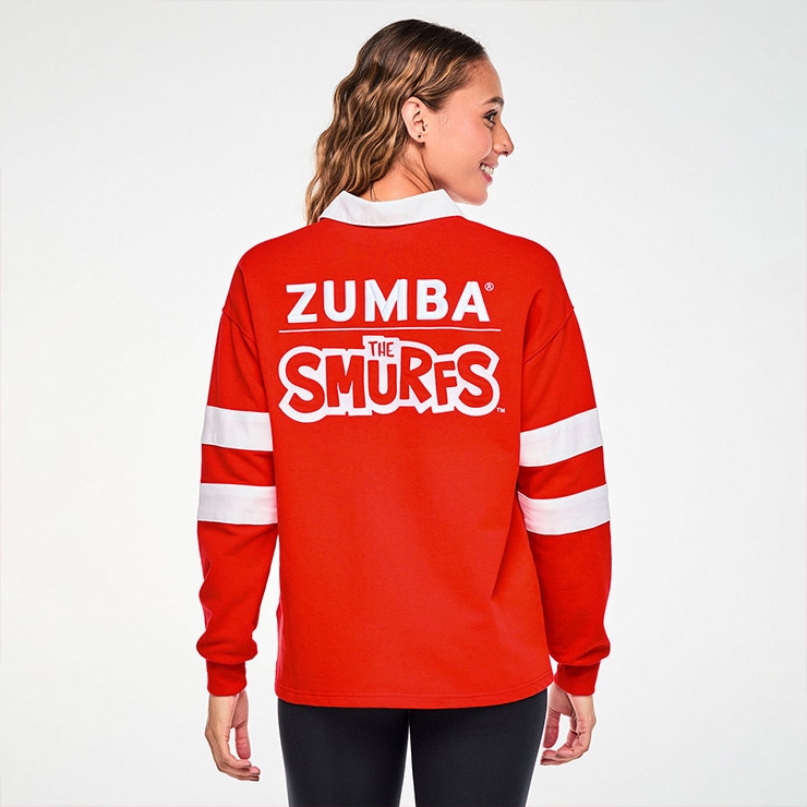 ZUMBA ズンバ 正規品 ウェア レディーストップス 長袖 ポロ スマーフ