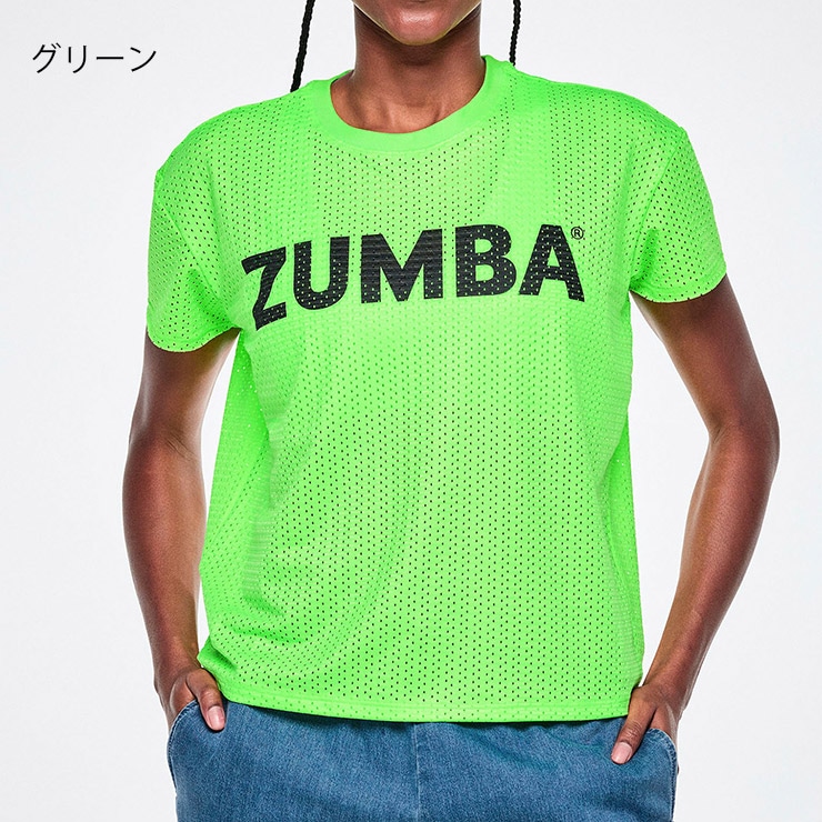 ZUMBA ズンバ 正規品 ウェアレディース トップス 半袖 丸首 ロゴ
