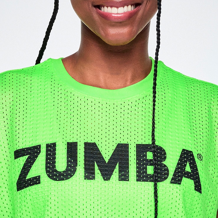 ZUMBA ズンバ 正規品 ウェアレディース トップス 半袖 丸首 ロゴ