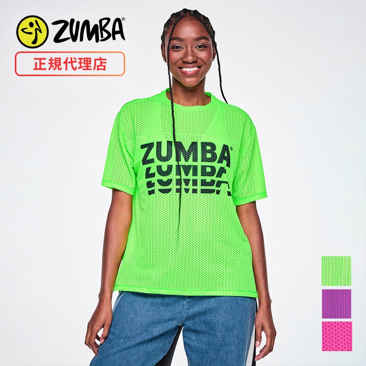 ZUMBA ズンバ 正規品 ウェアレディース トップス 半袖 丸首 ロゴ