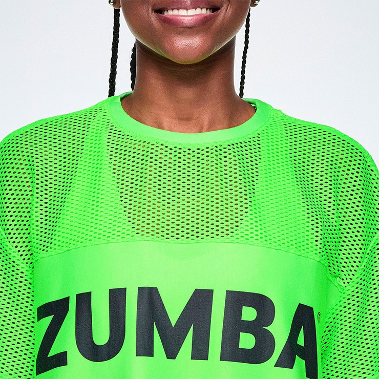 ZUMBA ズンバ 正規品 ウェアレディース トップス 半袖 丸首 ロゴ