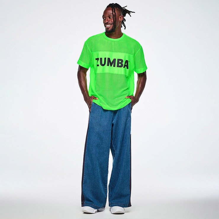 ZUMBA ズンバ 正規品 ウェアレディース トップス 半袖 丸首 ロゴ