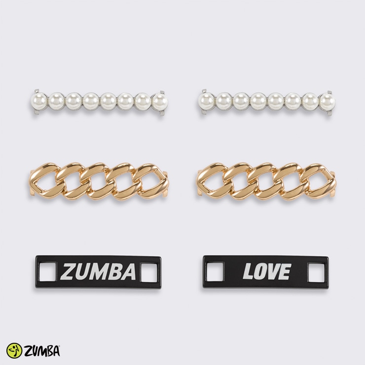 ZUMBA ズンバ 正規品 LOVE シューズ チャーム 6点セット MULTI | ☆再