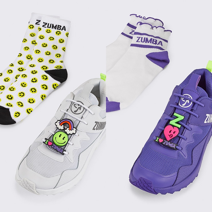 ZUMBA ズンバ 正規品 I LOVE ZUMBA シューズ チャーム 6点セット MULTI