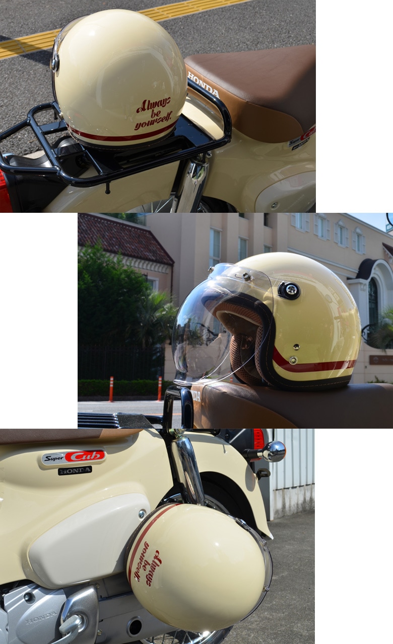 レディースバイク用品店Baicoのオリジナルヘルメット