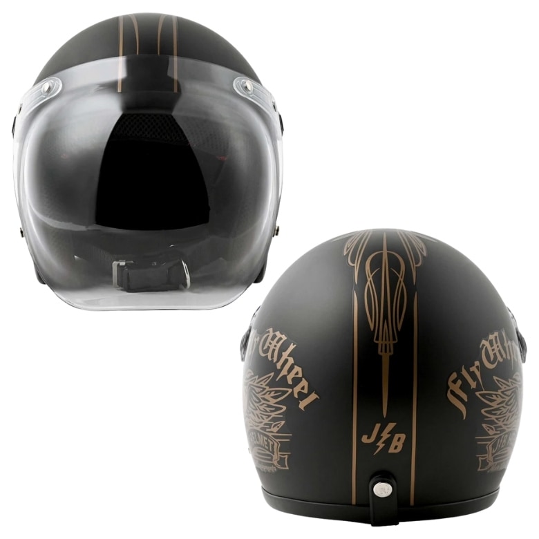 RIDEZ(ライズ)バイク用ジェットヘルメット JB HELMET FLYWHEEL