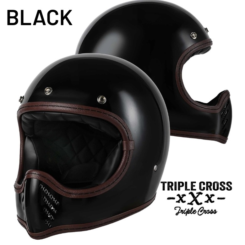 RIDEZ(ライズ)バイク用フルフェイスヘルメット TRIPLE CROSS