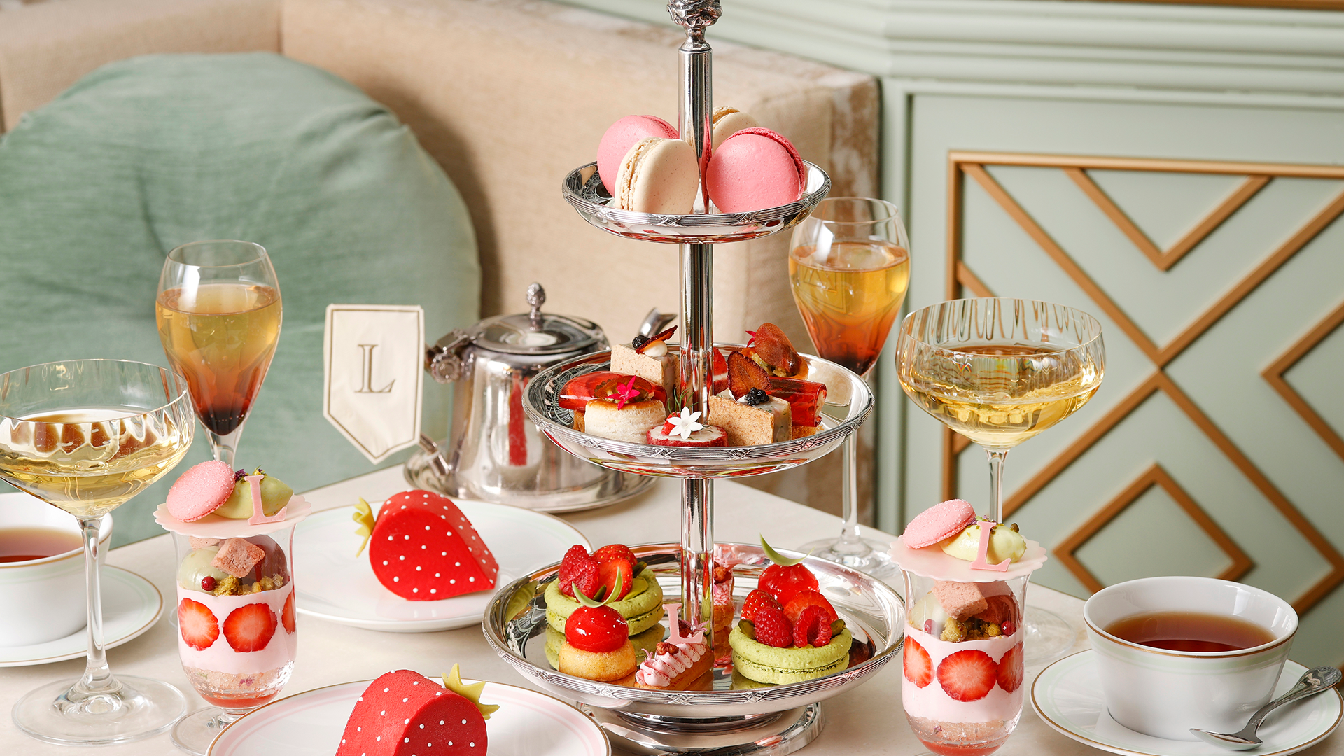 いちごアフタヌーンティー