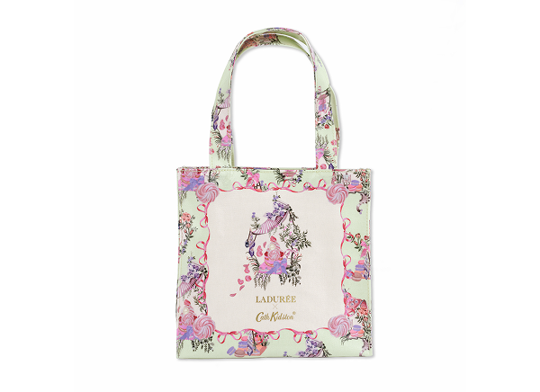 LADUR&Eacute;E × Cath Kidston スモールブックバッグ ミント