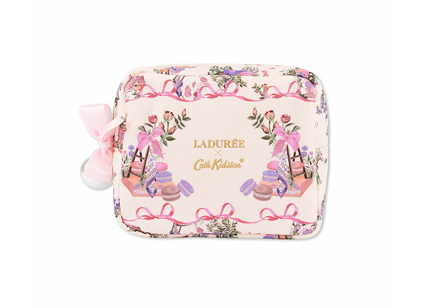 LADUR&Eacute;E × Cath Kidston ボックスポーチ アイボリー