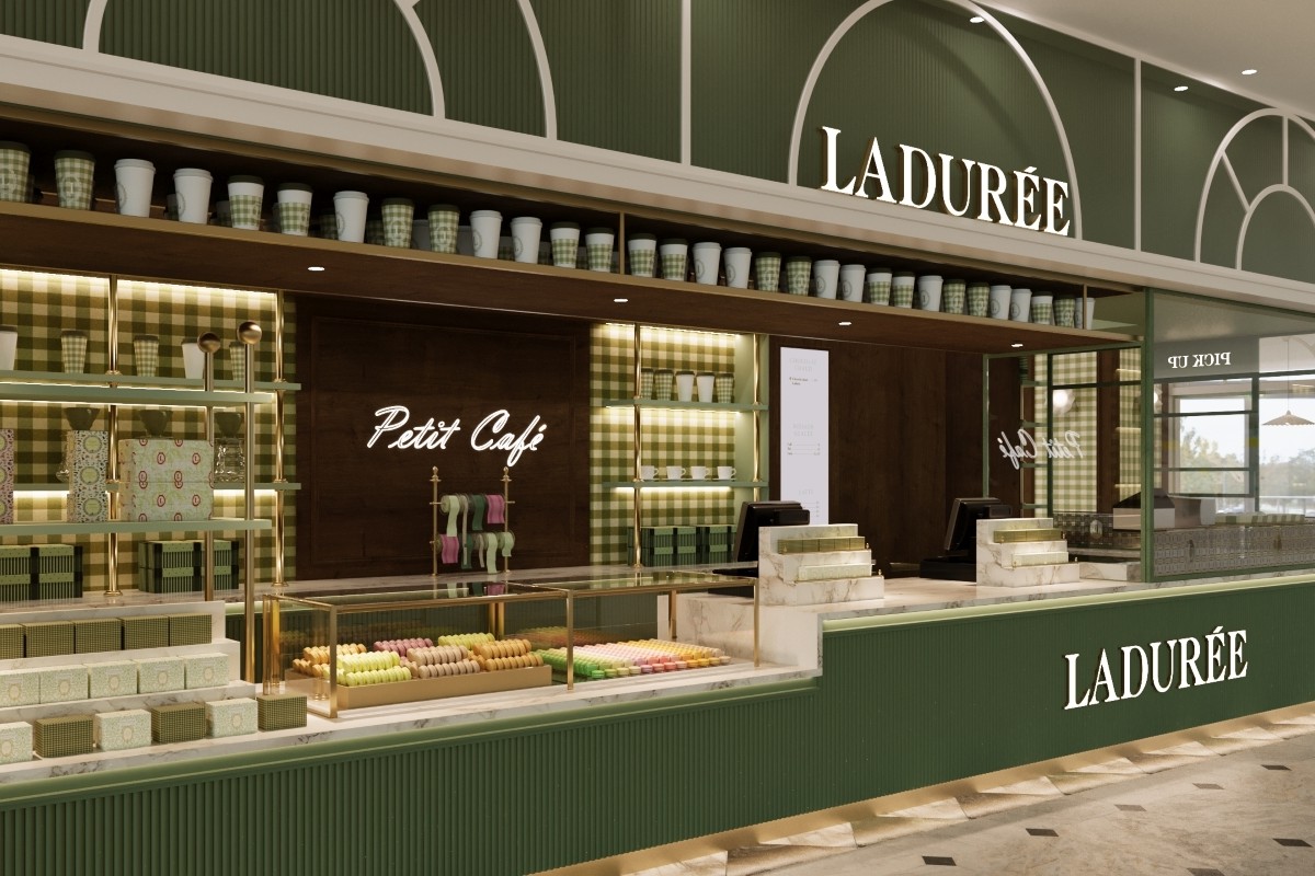 LADUREE ラデュレ パリ本店で購入した天使の小皿 ラデュレ｜マカロン発祥のメゾン、パリの老舗パティスリー