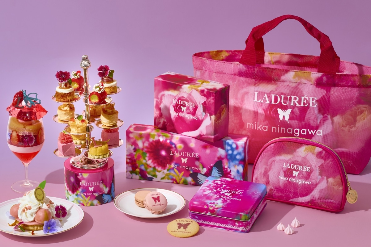 ラデュレ リミテッド　エディション　ローズ　ラデュレ 新品 巾着袋付き mika ninagawa コレクションを公開いたしました