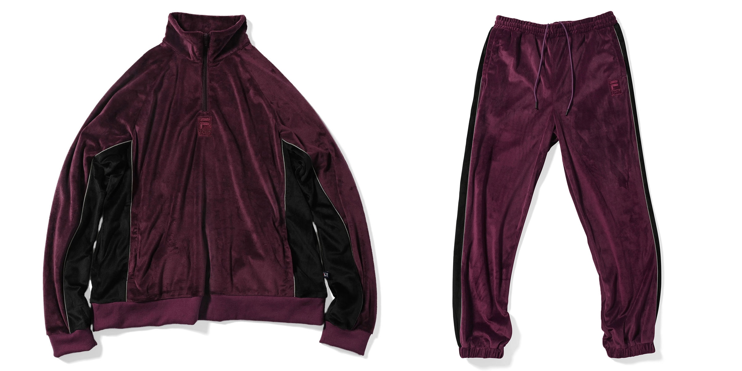 FILA × LFYT フィラ × エルエフワイティー VELOUR TRACK PANTS ...