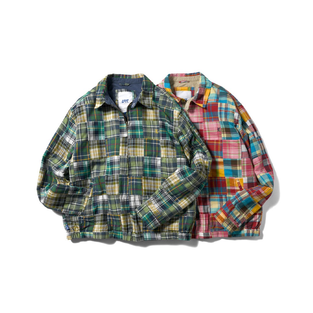 PATCHWORK HARRINGTON JACKET