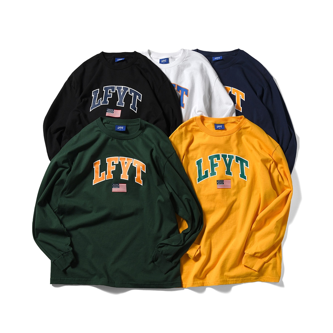 LFYT OLD GLORY ARCH LOGO L/S TEE