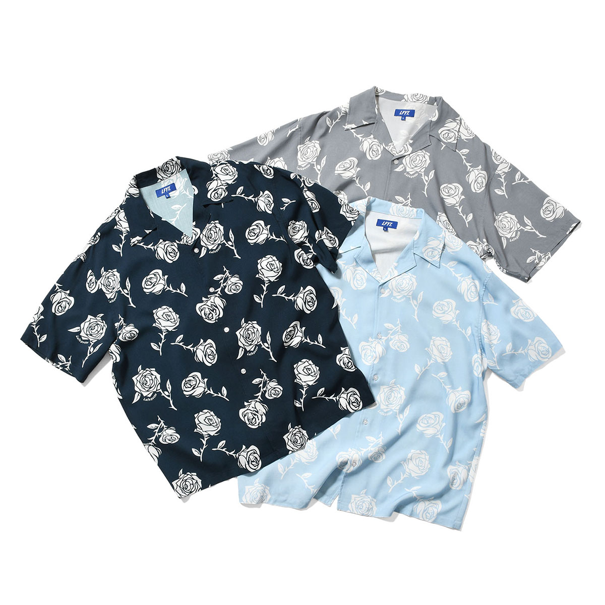 LFYT 2026 S/S COLLECTION】 ニューヨーク州花のローズパターンを全面