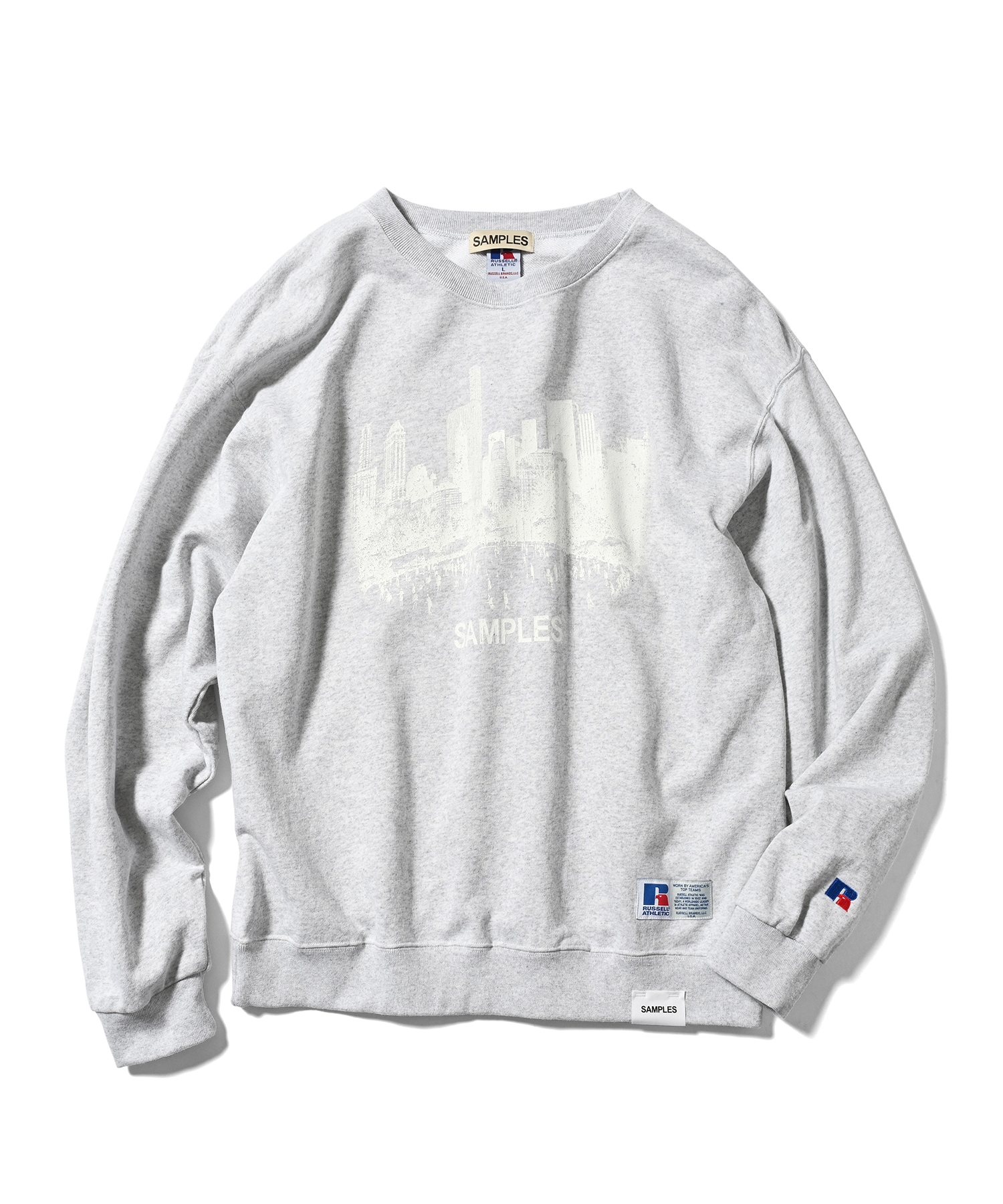 XL SAMPLES × Russell Athletic CREW SWEAT
