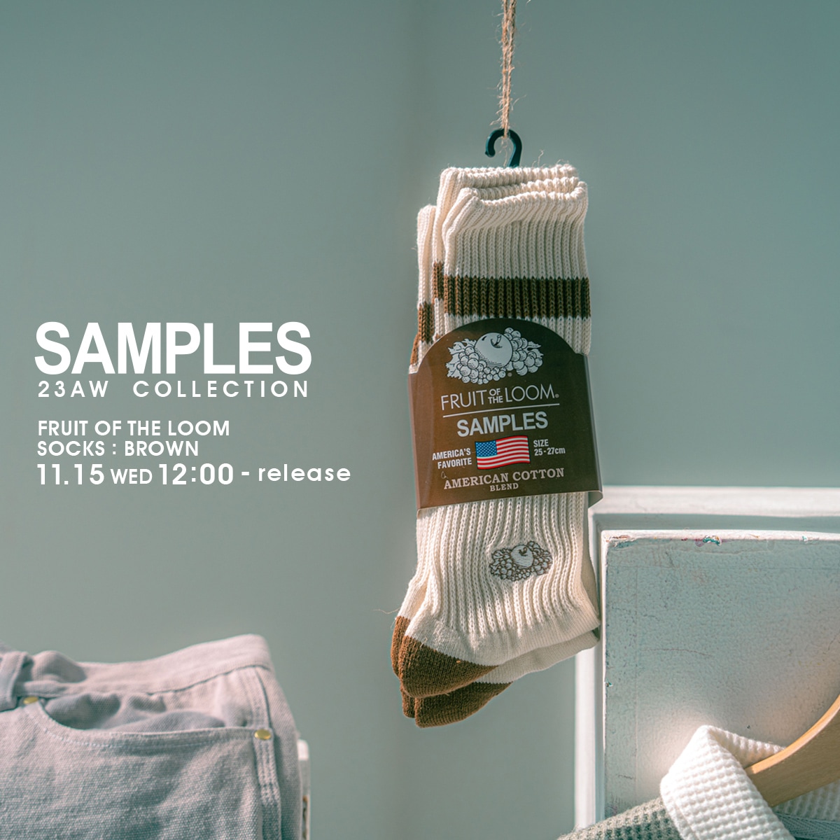 SAMPLES × FRUIT OF THE LOOM